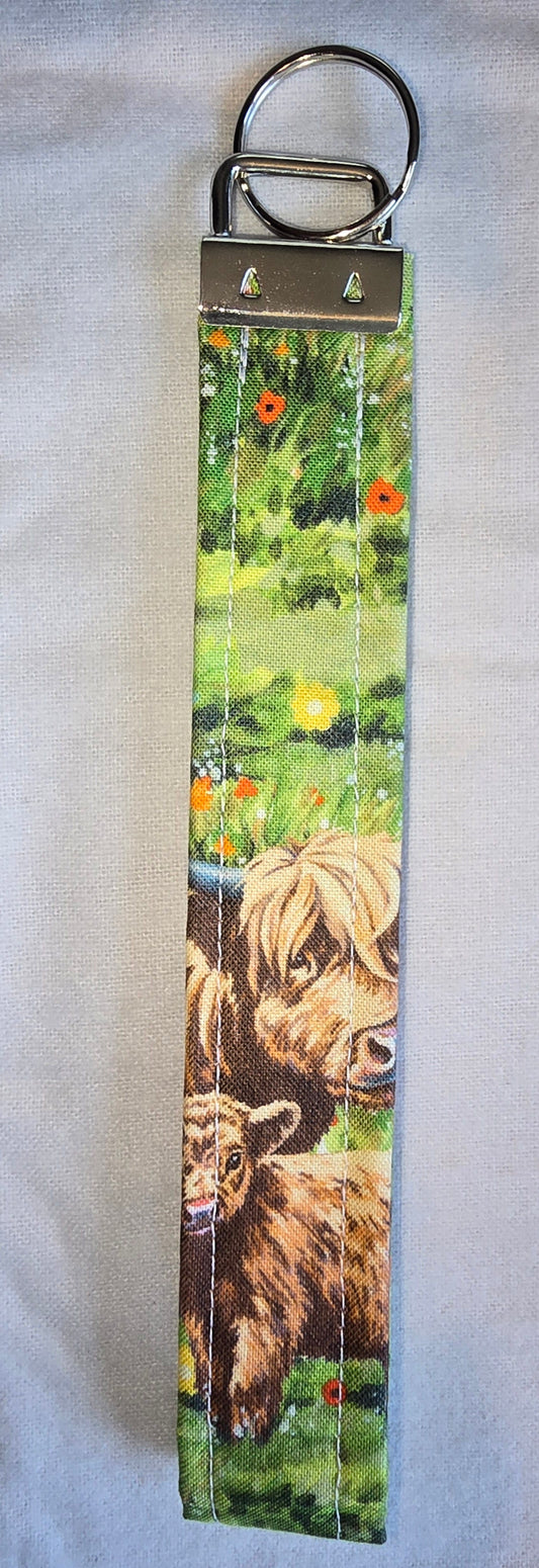 Wristlet, highland cows