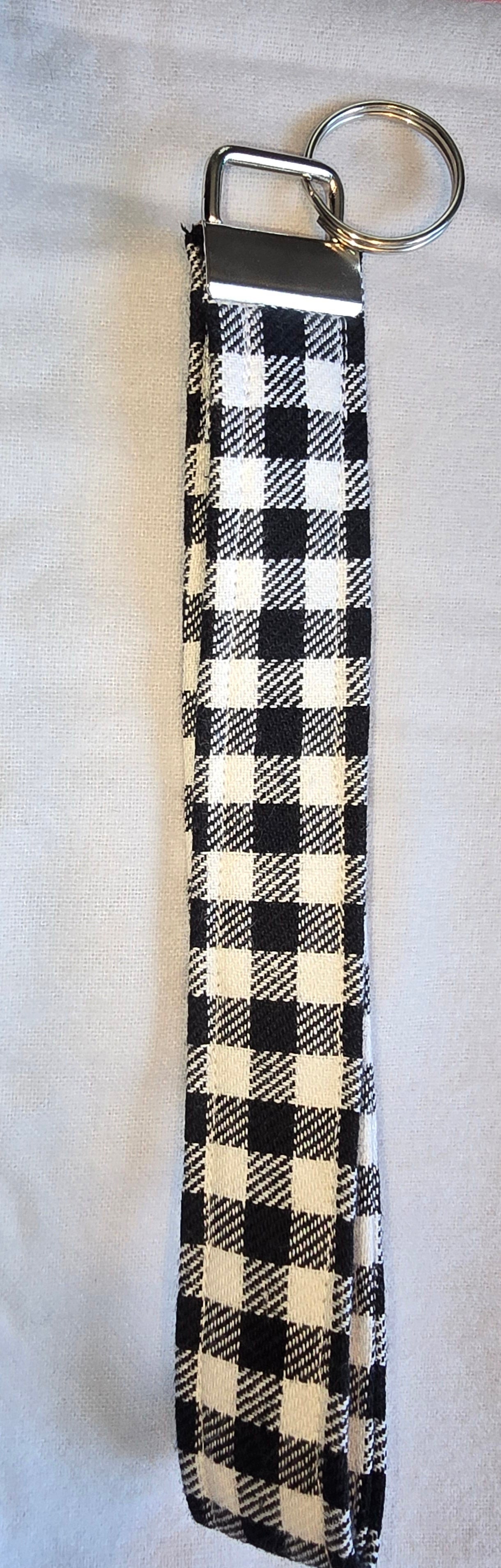 Wristlet, Black/white checks